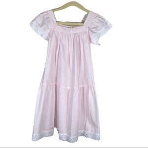 Eberjey Pink Dress With Crochet Detail Size 6